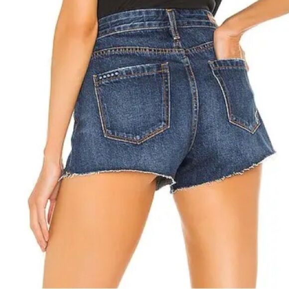NWT Blank NYC the Barrow vintage high rise denim shorts size 30 distressed - Picture 2 of 9